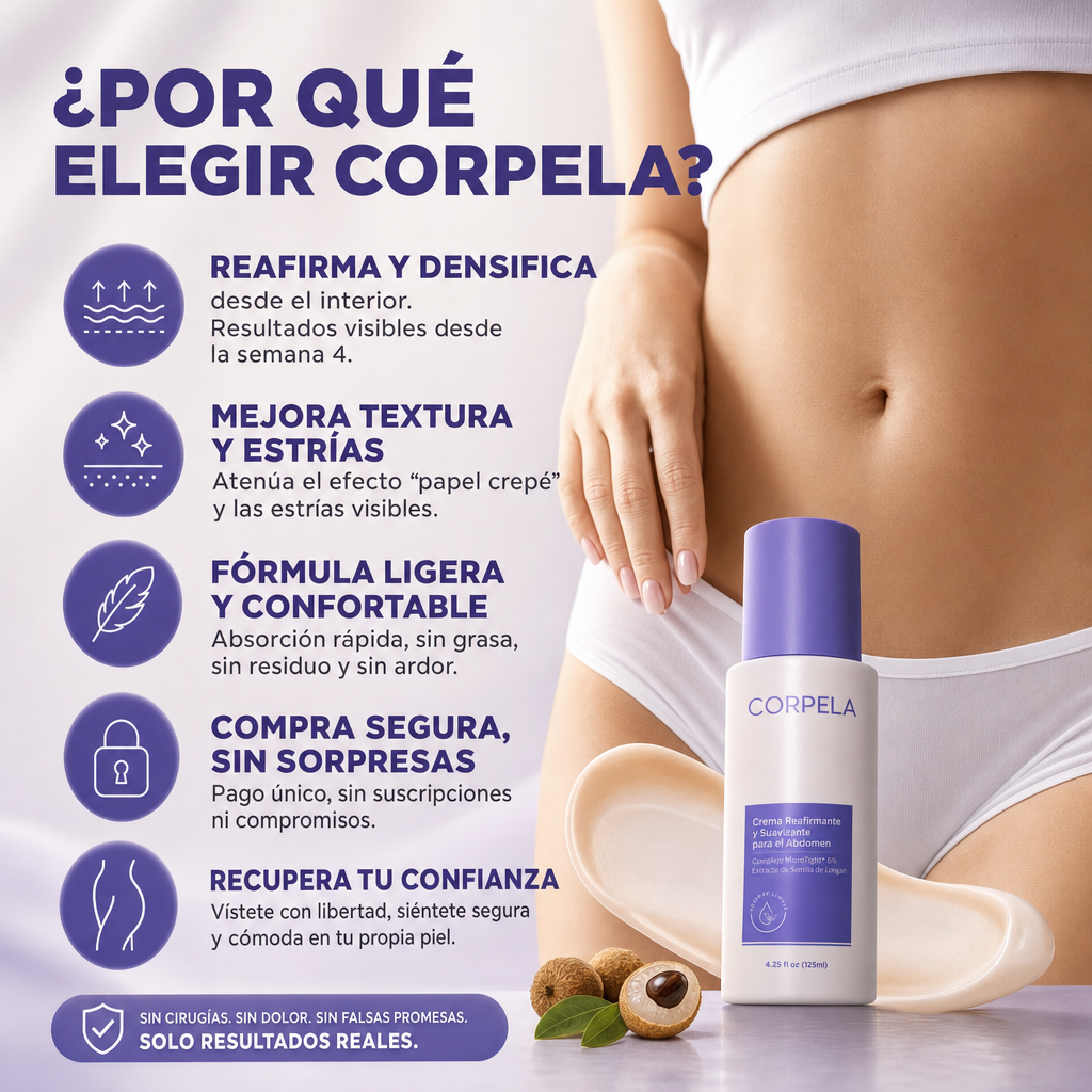 Corpela® Reafirmante Densificante Piel Abdominal