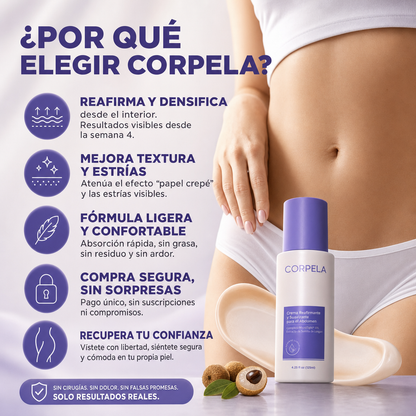 Corpela® Reafirmante Densificante Piel Abdominal